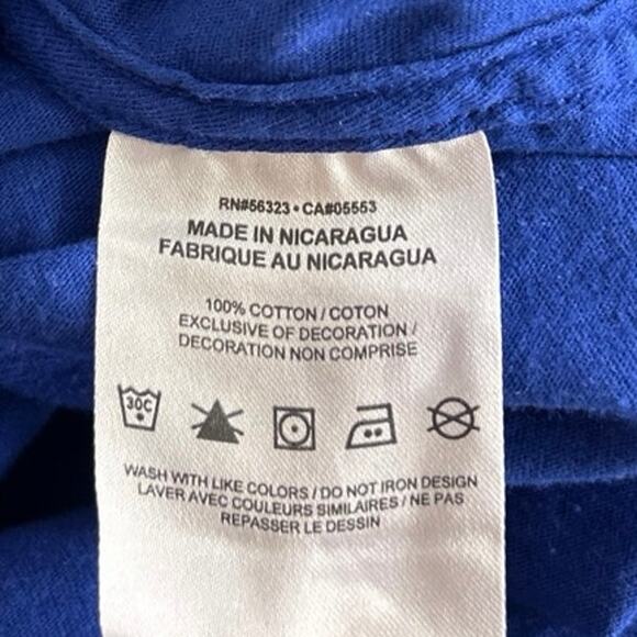 Nike Men's Blue Julius Randle New York Knicks Basketball Tee T-Shirt Top Size L - Picture 4 of 4